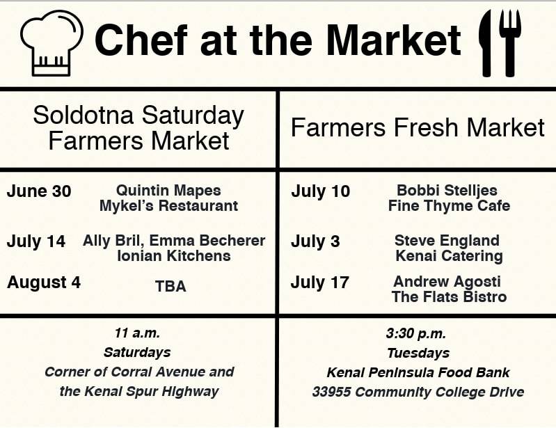 Peninsula chefs are the spotlight of the Chef at the Market series
