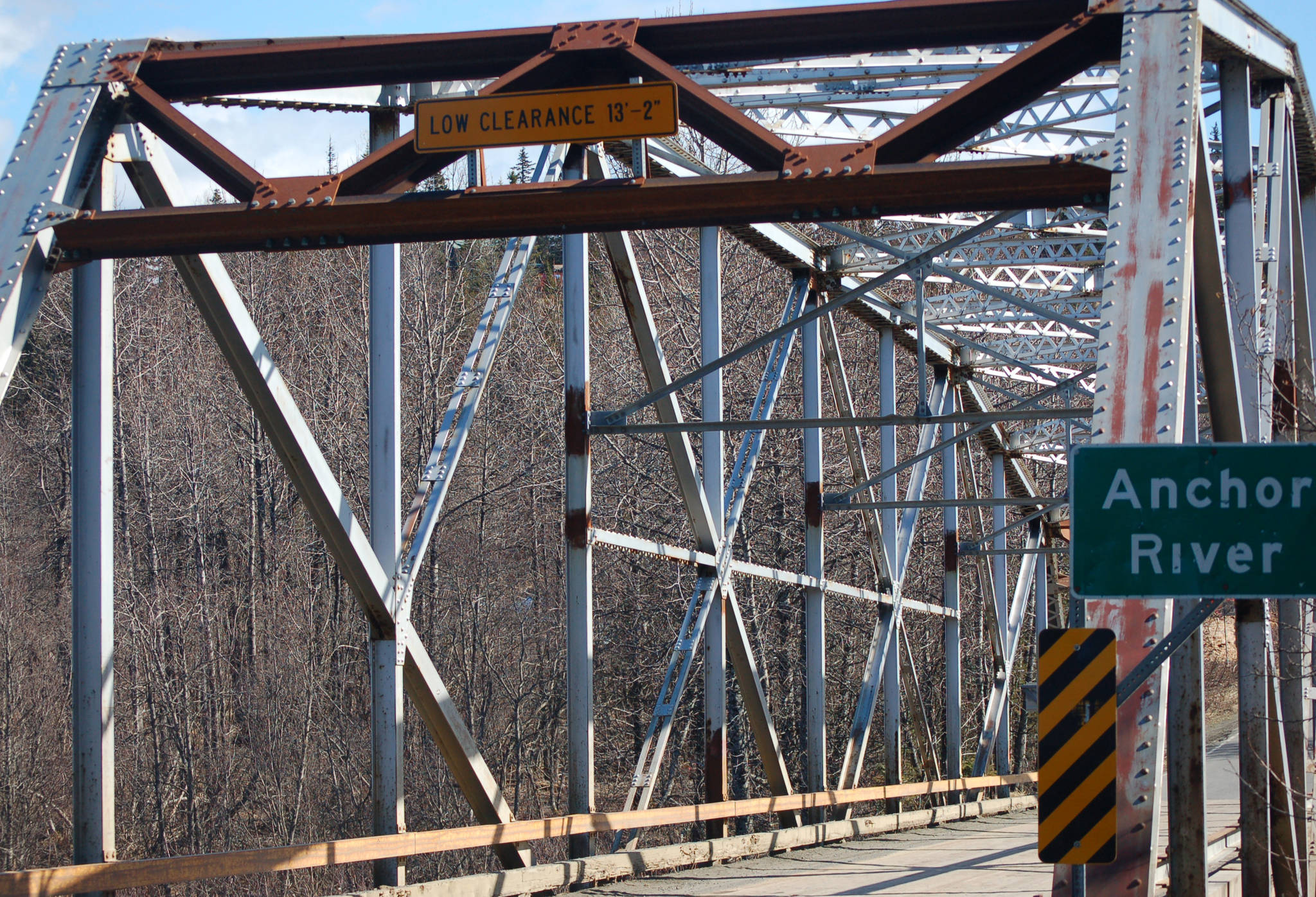 The Anchor River bridge connects downtown Anchor Point with the Old Sterling Highway and the Anchor River State Recreation Area, as seen in this May 2013 file photo. (Photo by Michael Armstrong/Homer News)