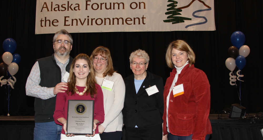 "ROC the Kenai" founder Courtney Stroh gets standing ovation at Alaska Forum on the Environment