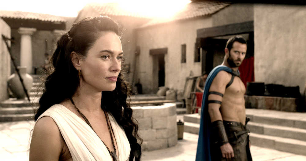 This image released by Warner Bros. Pictures shows Lena Headey in "300: Rise of an Empire." (AP Photo/Warner Bros. Pictures)