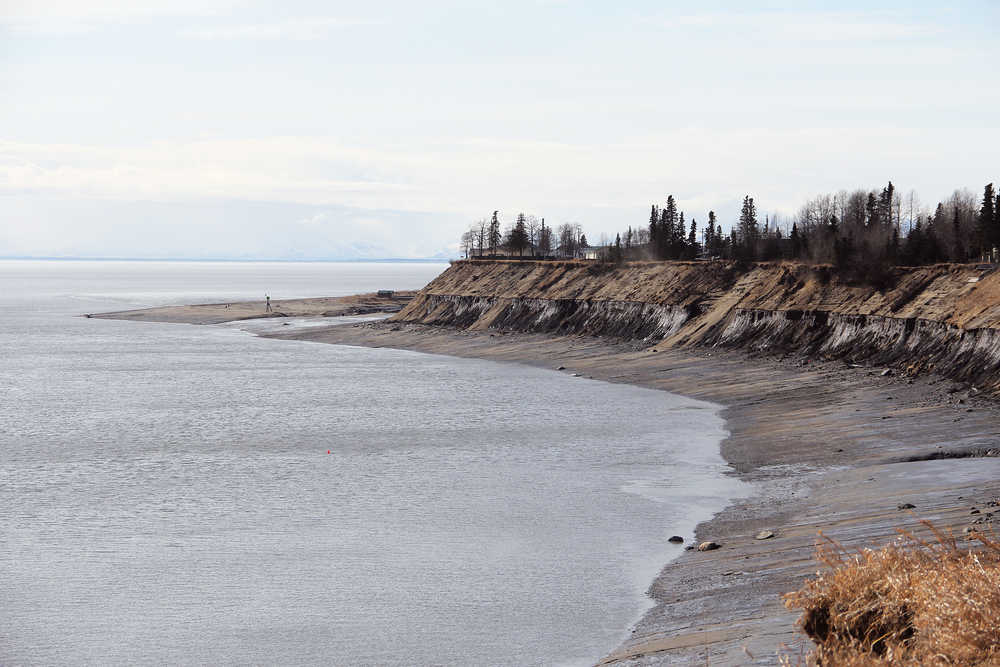 Photo by Dan Balmer/Peninsula Clarion The view of north beach from Eric Hansen Scout Park in Kenai Sunday. The city council amended and passed a resolution for fee charges to the dipnet fishery.