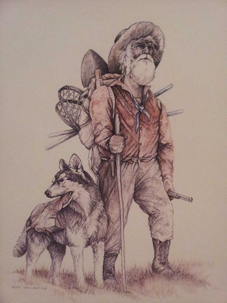 Art by Doug Lindstrand "Prospector & Dog"