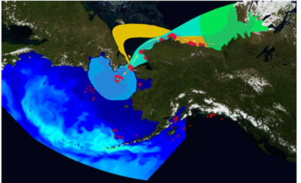 Photo Courtesy of Alaska Ocean Observing System The new portla launched by AOOS, Monday, April 7, provideds interactive maps, which can be layered to show corresponding data sets.