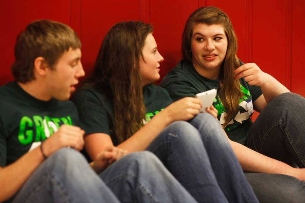 Photo by Kelly Sullivan/ Peninsula Clarion Homer high school student Jane Rohr won sixth place at the 24th annual CFK competition Thursday, April 17, at Kenai Central high school.