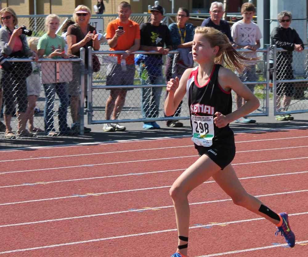 Kenai's Ostrander sets pair of state records