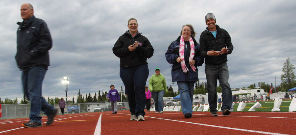 High winds & rain do not delay Relay for Life