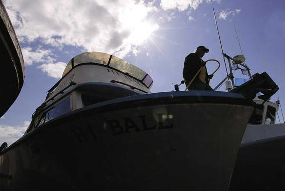 Clarion file photo In this May 22, 2012 file photo Brent Keene works on his commercial drift-net boat in Kenai before having it towed to Homer for work last. The Alaska Marine Safety Education Association is offering a Saturday class on ergonomics and common fishing injuries targeted toward commercial fishing in the Cook Inlet.