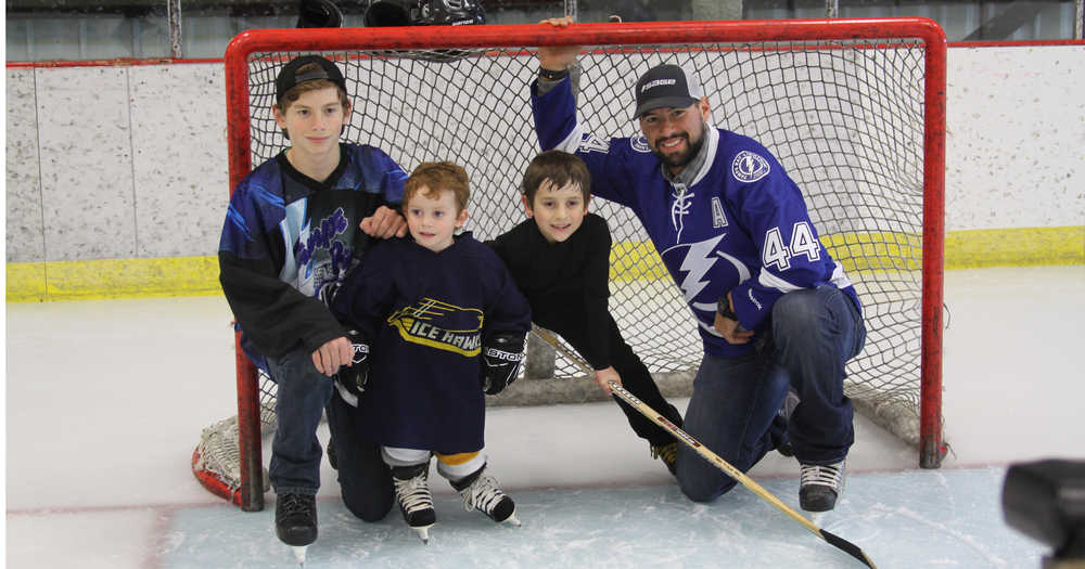 Kids flock to Kenai ice to "Skate with Nate" and dream big