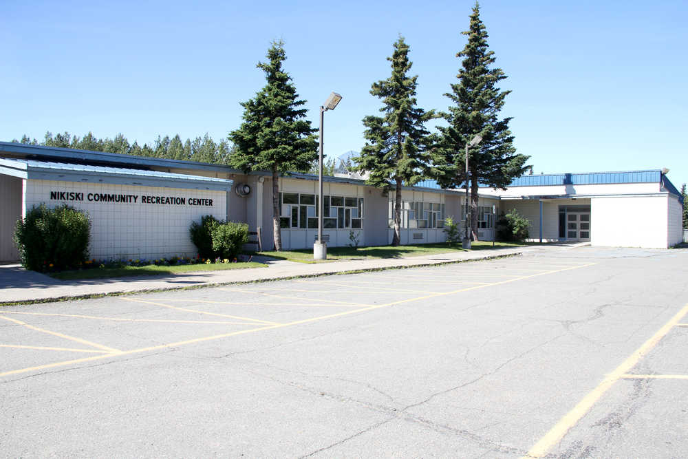 The Kenai Peninsula Borough is re-evaluating its plan to demolish a portion of the Nikiski Community Recreation Center, which has sat vacant for most of the past 10 years. Photo by Kaylee Osowski/Peninsula Clarion