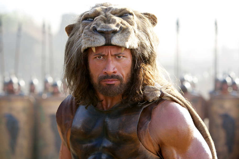 This image released by Paramount Pictures shows Dwayne Johnson as Hercules in a scene from "Hercules." (AP Photo/Paramount Pictures, Kerry Brown)