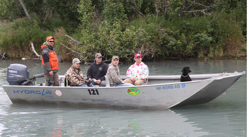 Wounded Heroes enjoy a weekend of fishing & fun on the Kenai River
