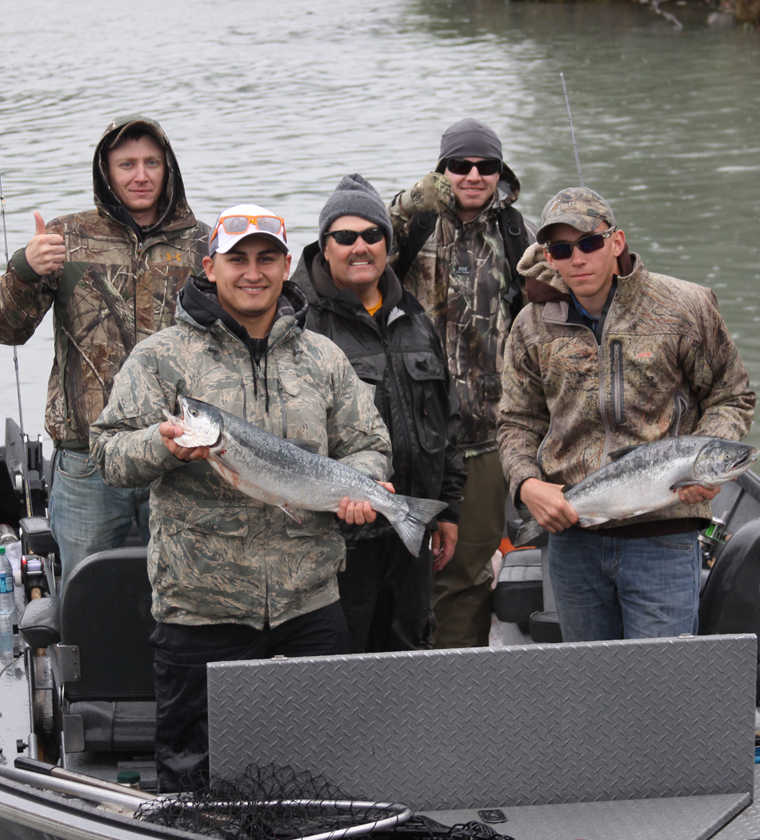 Wounded Heroes enjoy a weekend of fishing & fun on the Kenai River