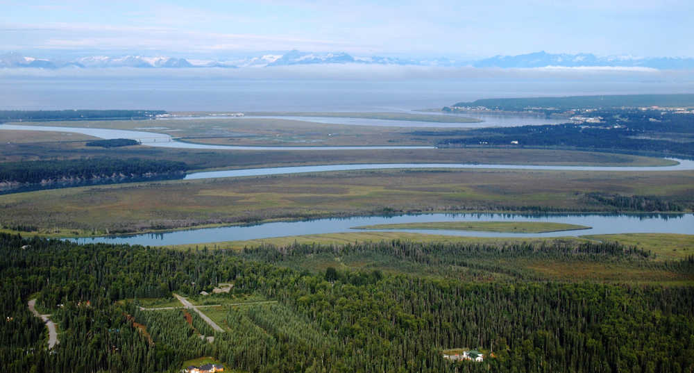 Aerial view of the Kenai Flats, where 187 bird species have been documented over the past five decades. (Photo courtesy Kenai National Wildlife Refuge)