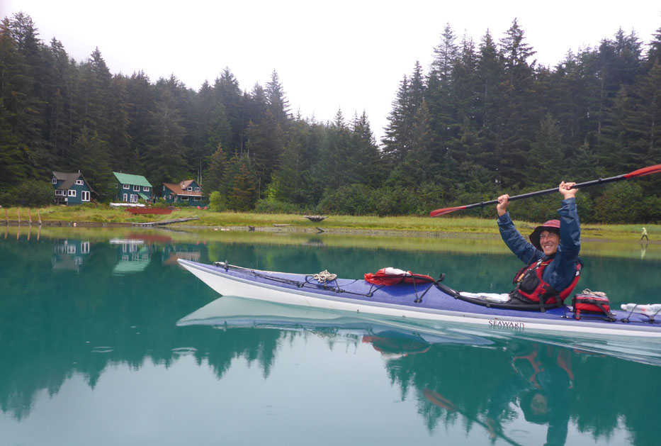 Photo courtesy Zachary Brown vie the Juneau Empire Zachary Brown arrives at the Hobbit Hole.