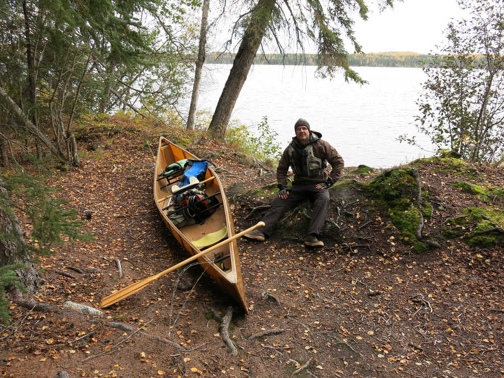 The author along the Swanson River and Swan Lake canoe system on the Kenai National Wildlife Refuge. The canoe system is accessed via Swanson River Road in Sterling. (Photo courtesy Dave Atcheson)