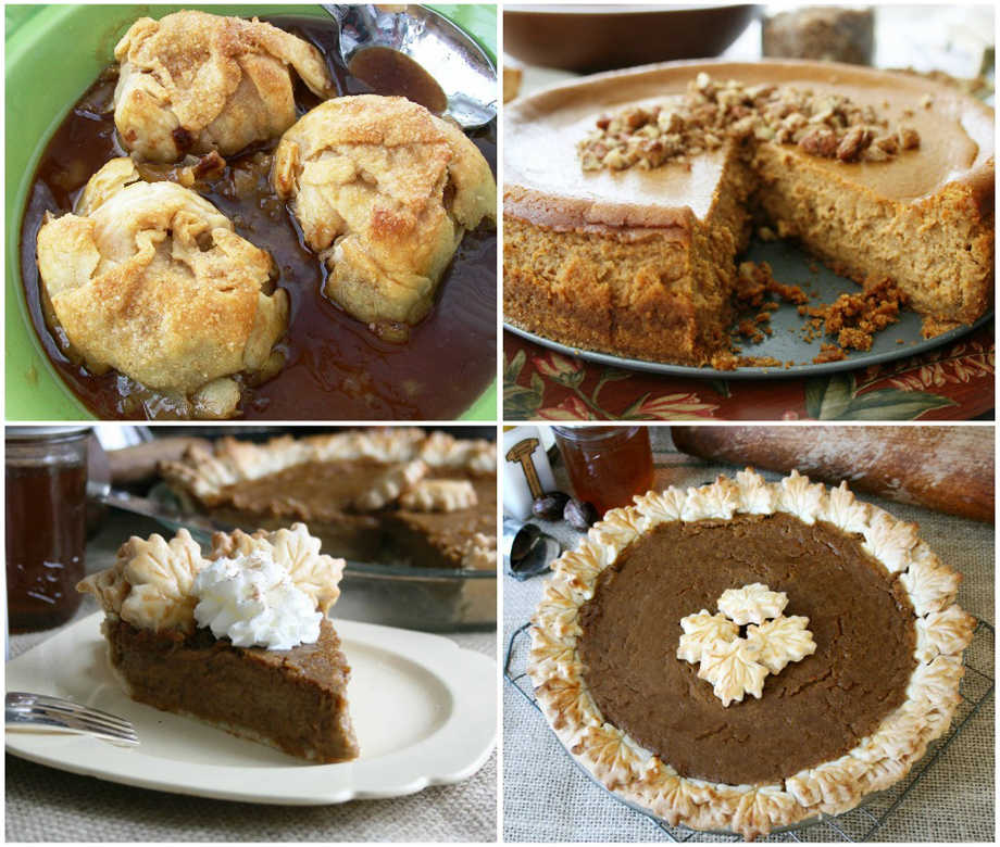Find a bounty of Thanksgiving desserts with apples, pumpkin, pecans and squash