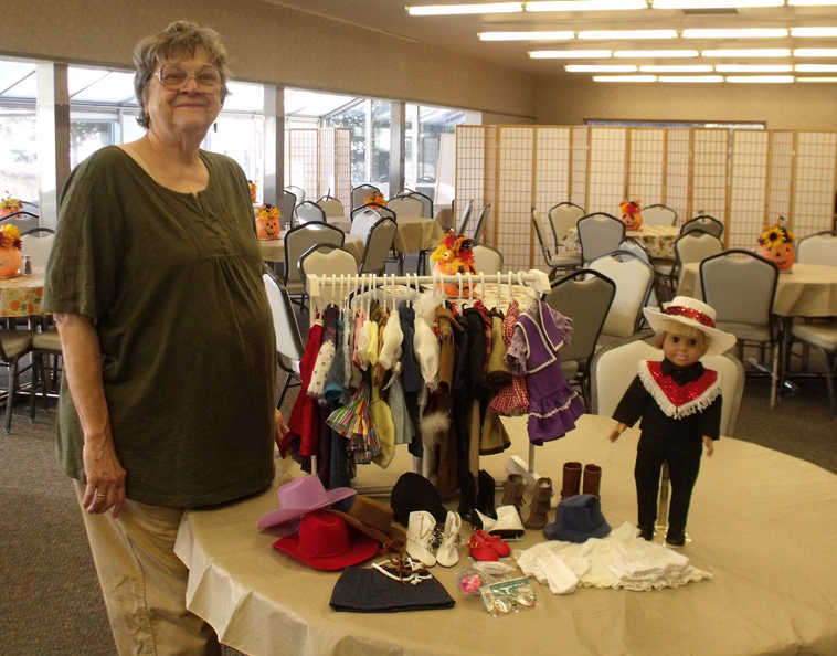 Fran Kilfoyle is providing a sweet-faced doll with a beautiful wardrobe of clothes, hats, coats and shoes for the annual Senior Connection Inc. Doll Raffle. Tickets cost $1.00 each or a book of six tickets for $5.00. Tickets are now available and the drawing will take place during the the" Breakfast with Santa" on December 22.