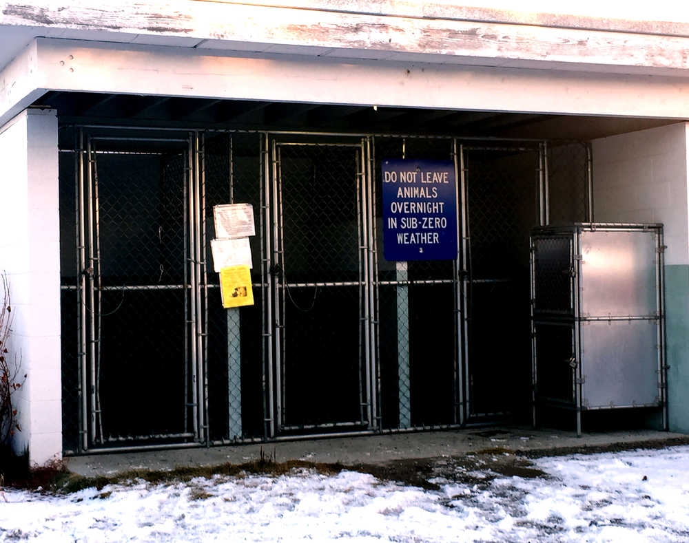 Photo by IAN FOLEY/ Peninsula Clarion The Kenai Animal Shelter's after hours drop-off kennels will be closed later this month.