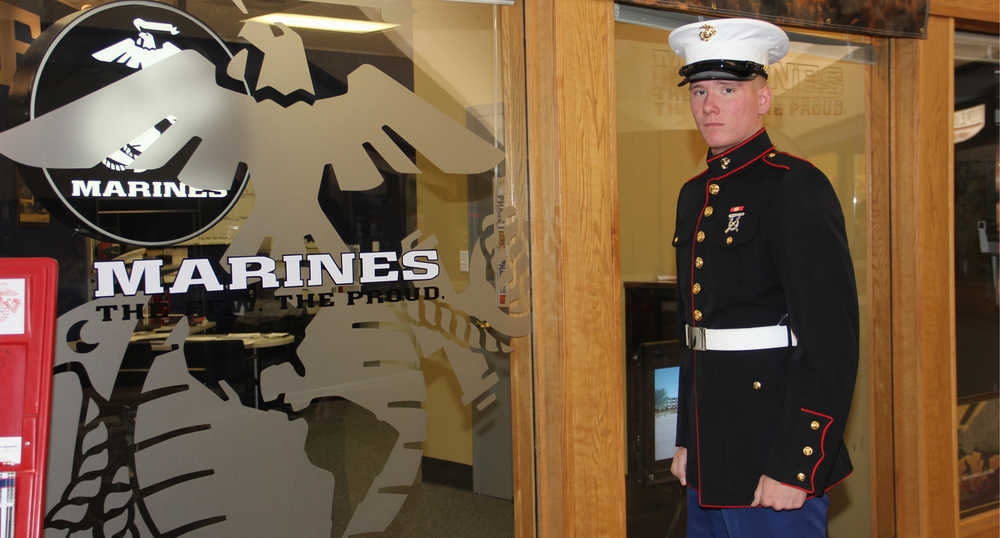 Skyview grad comes home for Holidays a U.S. Marine