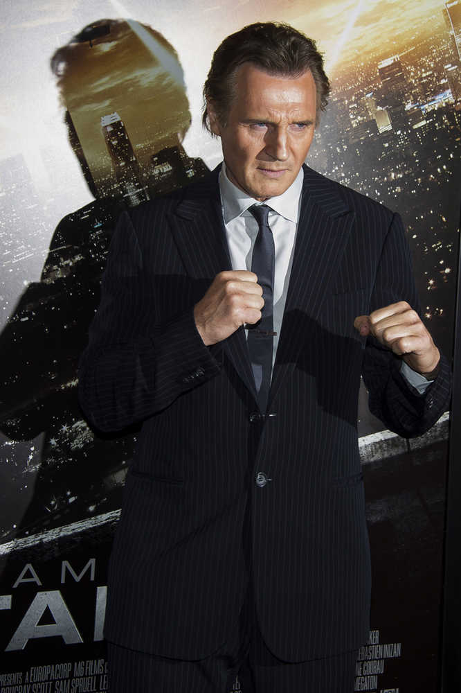 Liam Neeson attends a "Taken 3" screening on Wednesday, Jan. 7, 2015 in New York. (Photo by Charles Sykes/Invision/AP)