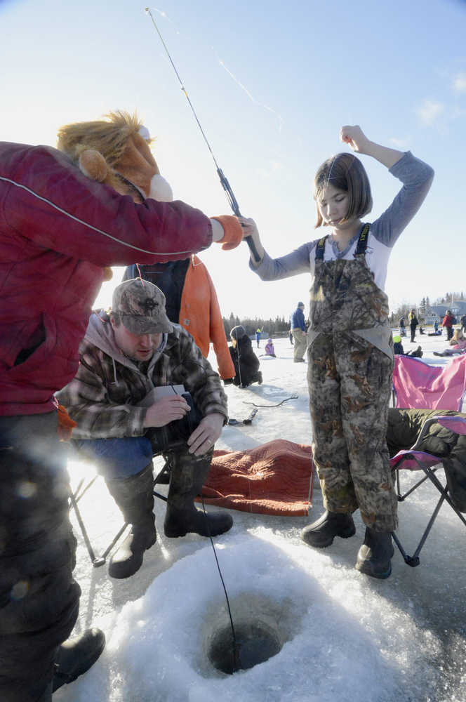 School salmon program moves onto the ice