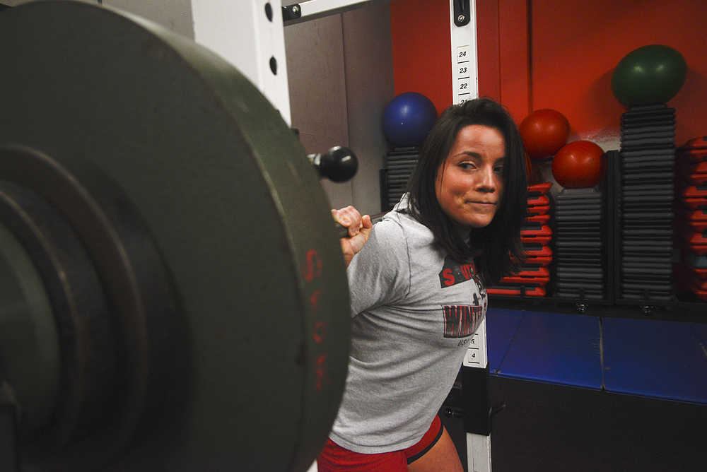 Photo by Rashah McChesney/Peninsula Clarion  Cipriana Castellano on Tuesday March 3, 2015 at the Fitness Place in Soldotna, Alaska.