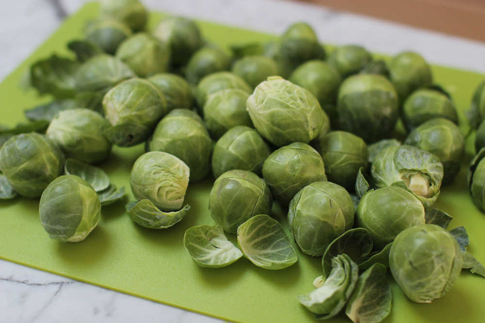 This Feb. 23, 2015 photo shows Brussels sprouts in Concord, N.H. (AP Photo/Matthew Mead)