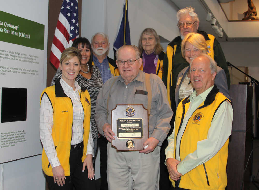 Kenai Pioneer Ron Malston honored with Melvin Jones award