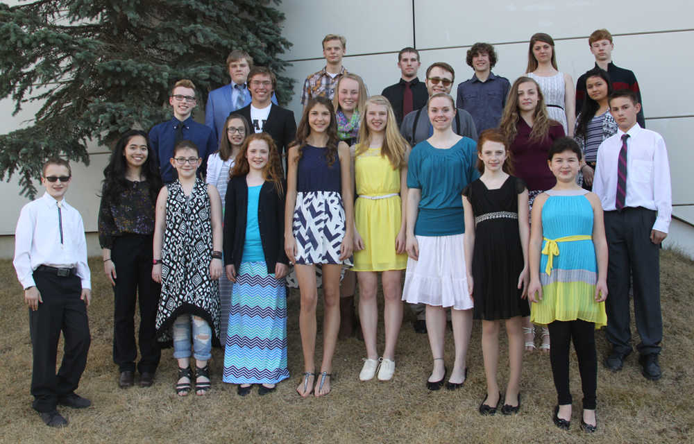 Masonic Outstanding Students and scholarship recipients were honored at a presentation May 1 in Kenai. (Submitted photo)