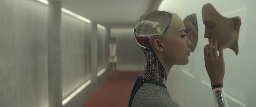 Photo courtesy Mongrel Media  Alicia Vikander as Ava, in Ex Machina.