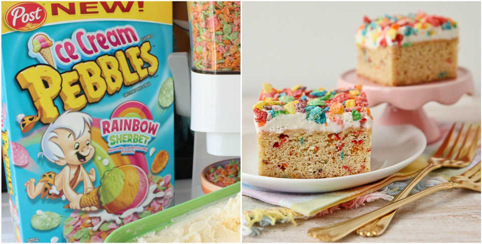 Kitchen Ade: Fruity Pebbles Confetti Ice Cream Squares