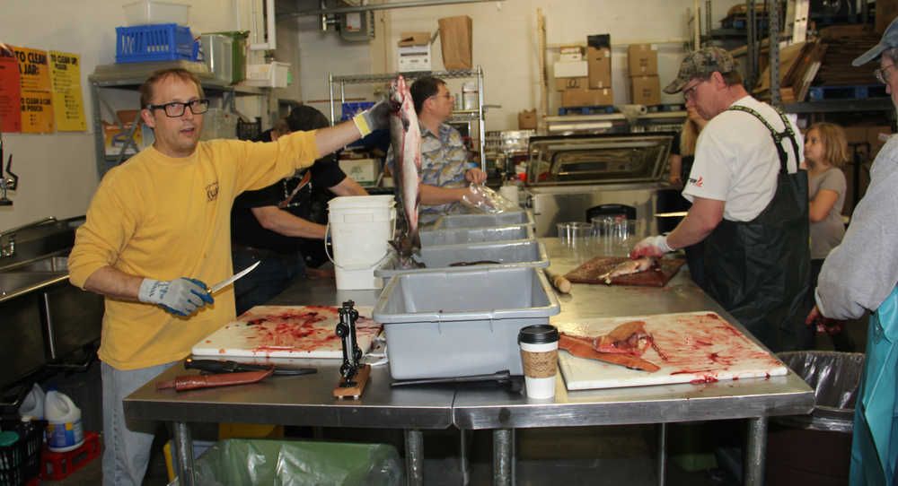 Aquaculture donates fresh salmon to Food Bank