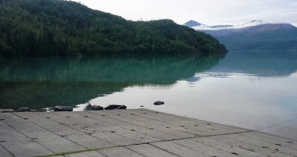 A beautiful postcard shot of the boat launch at the Upper Skilak Campground, one of many lakes with boat trailer access on the Kenai National Wildlife Refuge. (Photo Credit Nick Longobardi/USFWS)