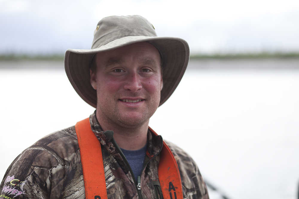 Alex Douthit, Salmon Buster's Guide Service Douthit dropped a group of personal use fishermen off at Cunningham Park and was waiting for another to arrive.  "People seem more interested in king salmon than reds," he said. "Today is my last dipnet fishing trip for the year."