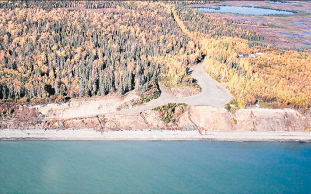 Photo Courtesy Damion Brook Kintz Ladd Landing near Tyonek, seen in September 2006, could be a future site for a coal export terminal for the Chuitna Coal Proect.
