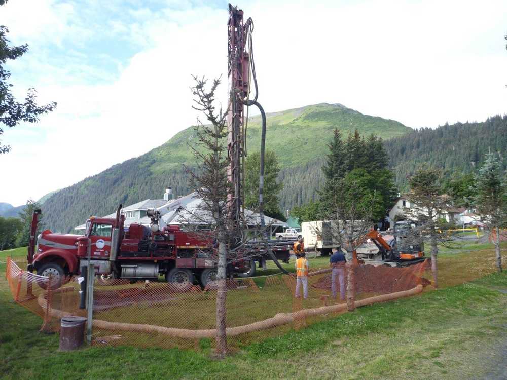 Crews in Seward completed the first test borehole in August 2015.