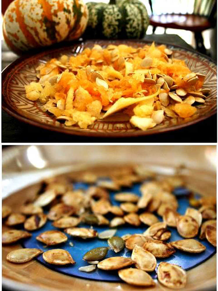 Also known as pepitas, pumpkin seeds are nutritious. A good source of fiber, even the shells are edible.