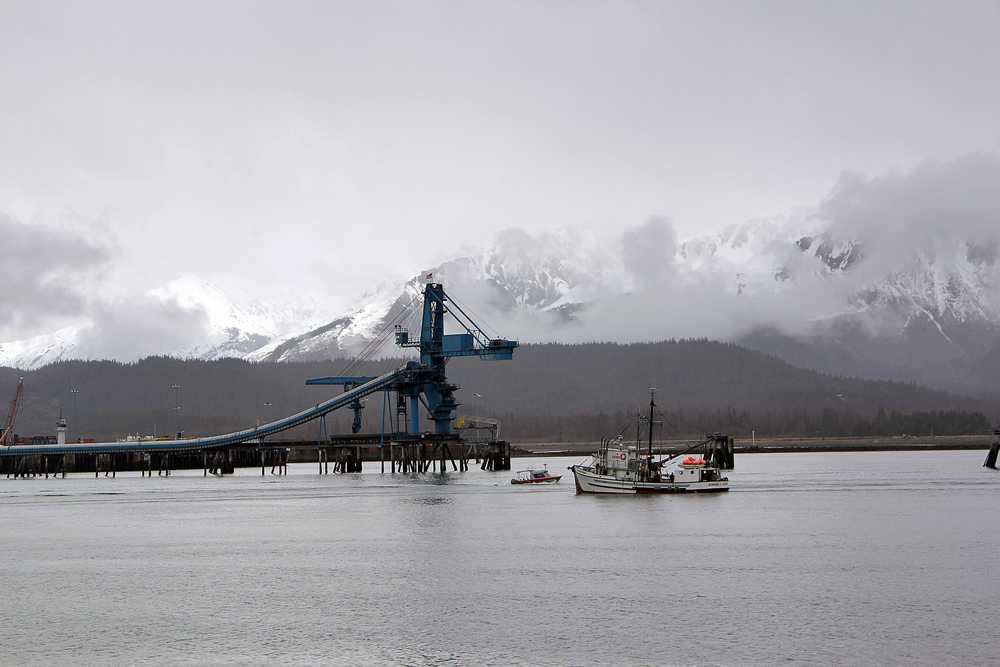 Photo by Elwood Brehmer/Alaska Journal of Commerce The Seward Coal Loading facility.