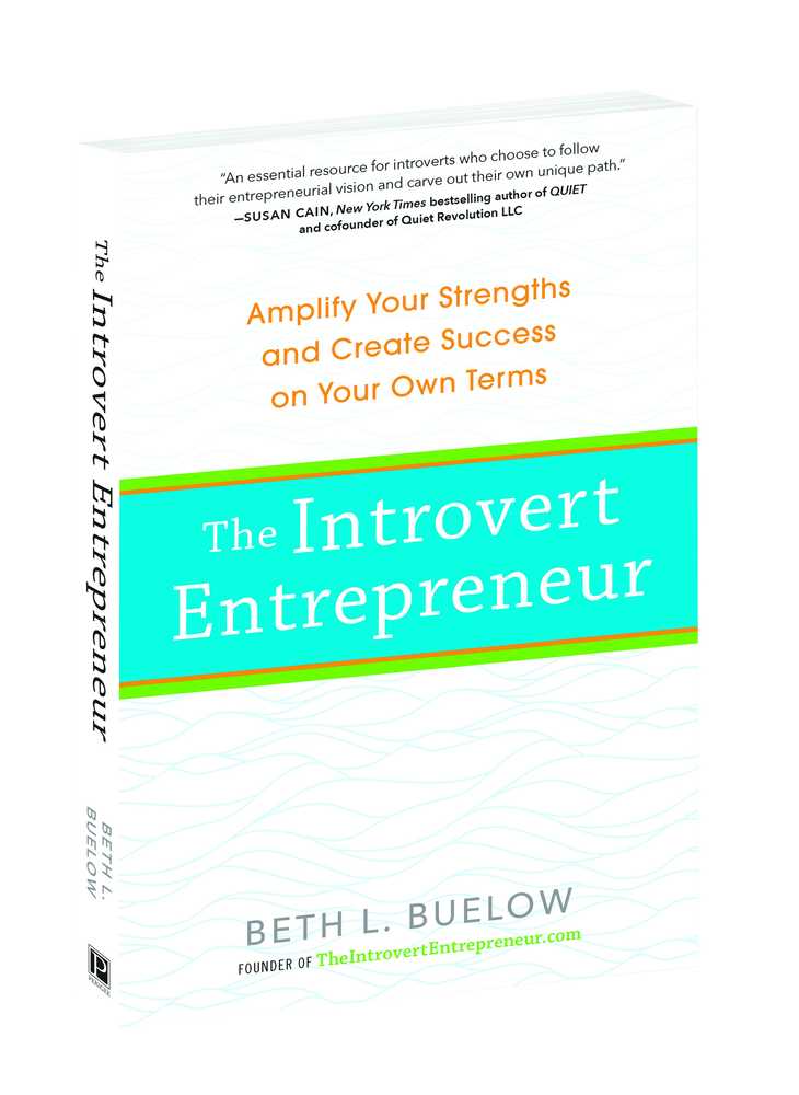 "The Introvert Entrepreneur" is a home run