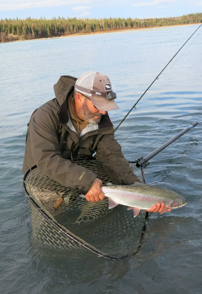 When catch-and-release fishing, release fish quickly and use a rubber catch-and-release net. (Photo courtesy Dave Atcheson)