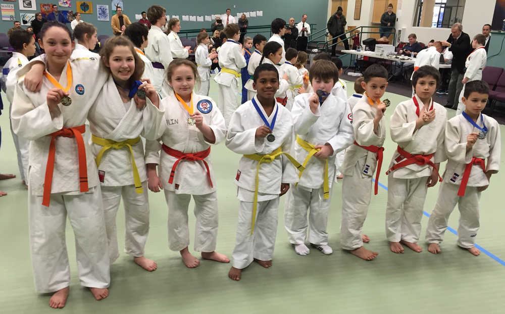 Members of the Sterling Judo Club came home with medals after a competition in October. (Submitted photo)