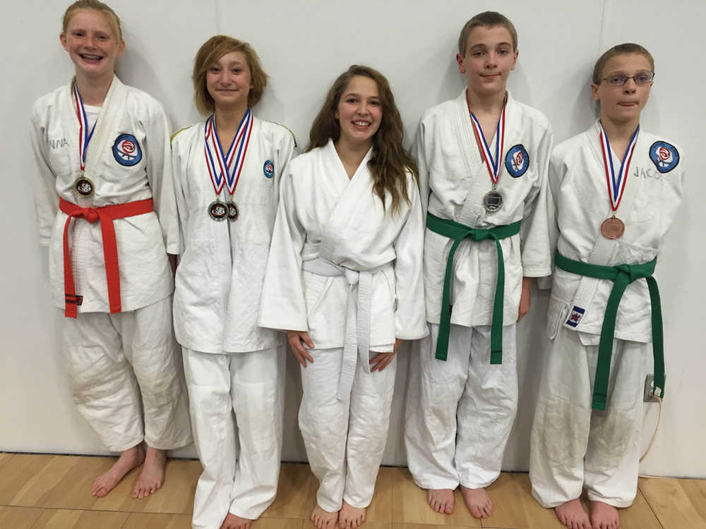 Members of the Sterling Judo Club took home medals from a recent competition in Anchorage. (Submitted photo)