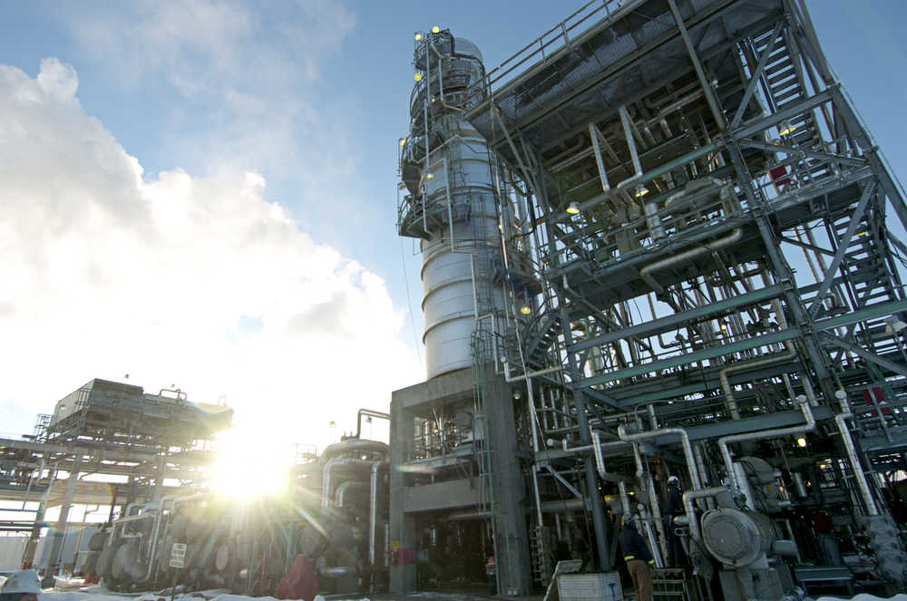 File photo/Peninsula Clarion  In this Feb. 1, 2008 file photo, the Tesoro refinery in Nikiski is shown.