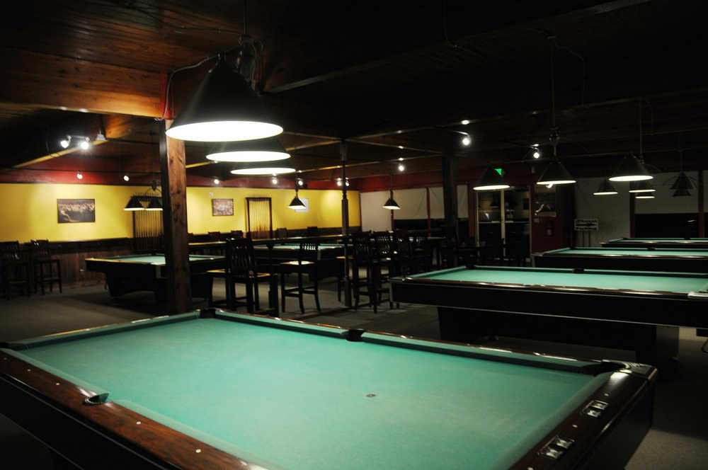 Photo by Elizabeth Earl/Peninsula Clarion Sharps Billiards, 11888 Kenai Spur Highway, has reopened under new management after closing in 2014.