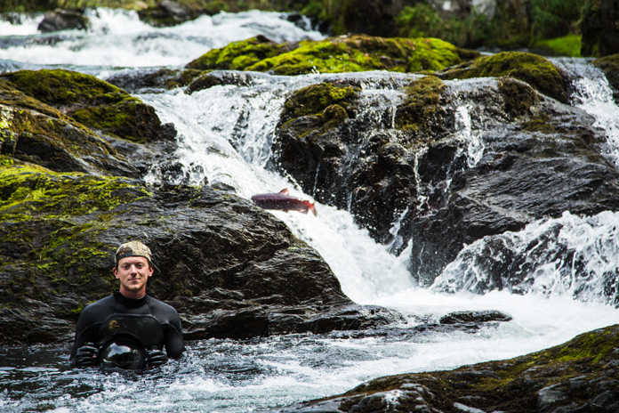 Photo courtesy Lee Kuepper/Kenai Creative Buck Kunz, the lead videographer for the new media and advertising firm Kenai Creative, aims to capture the wildness of the Kenai Peninsula on video.