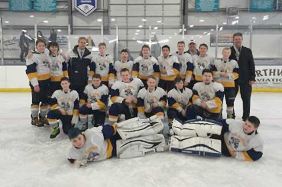 The KPHA Ice Hawks PeeWee TIII placed second at the state championships.