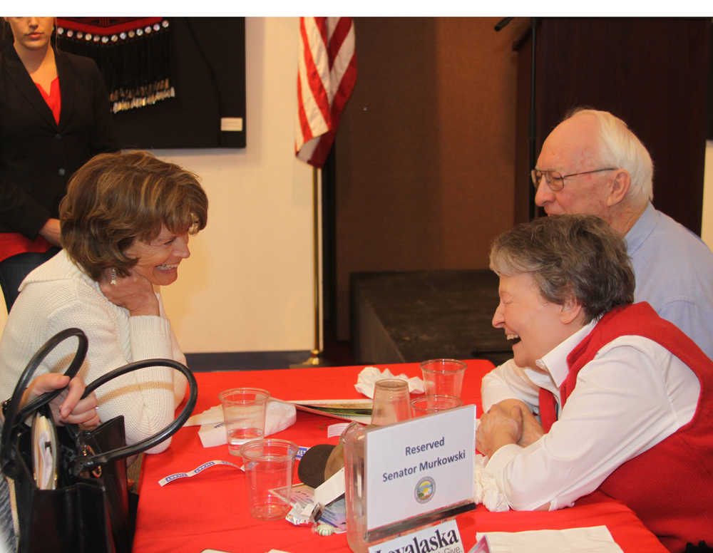 Alaska's Senior U.S. Senator Lisa Murkowski spends the day in Kenai