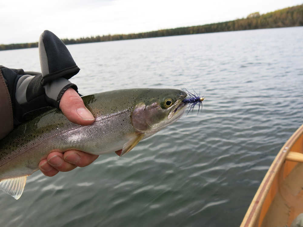 Lake fishing picks up just after the ice goes out.