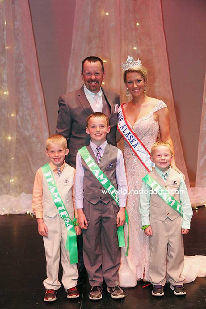 Photo courtesy Tesa Sturman Tesa Sturman of Kenai was crowned this year's Mrs. Alaska America at the 40th annual pageant June 4, 2016 at Bartlett High School in Anchorage, Alaska. Sturman is the first contestant from Kenai to win the top title in the pageant's history.