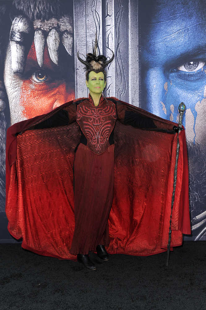 Jamie Lee Curtis attends the LA Premiere of "Warcraft" held at the TCL Chinese Theatre on Monday, June 6, 2016, in Los Angeles. (Photo by Richard Shotwell/Invision/AP)